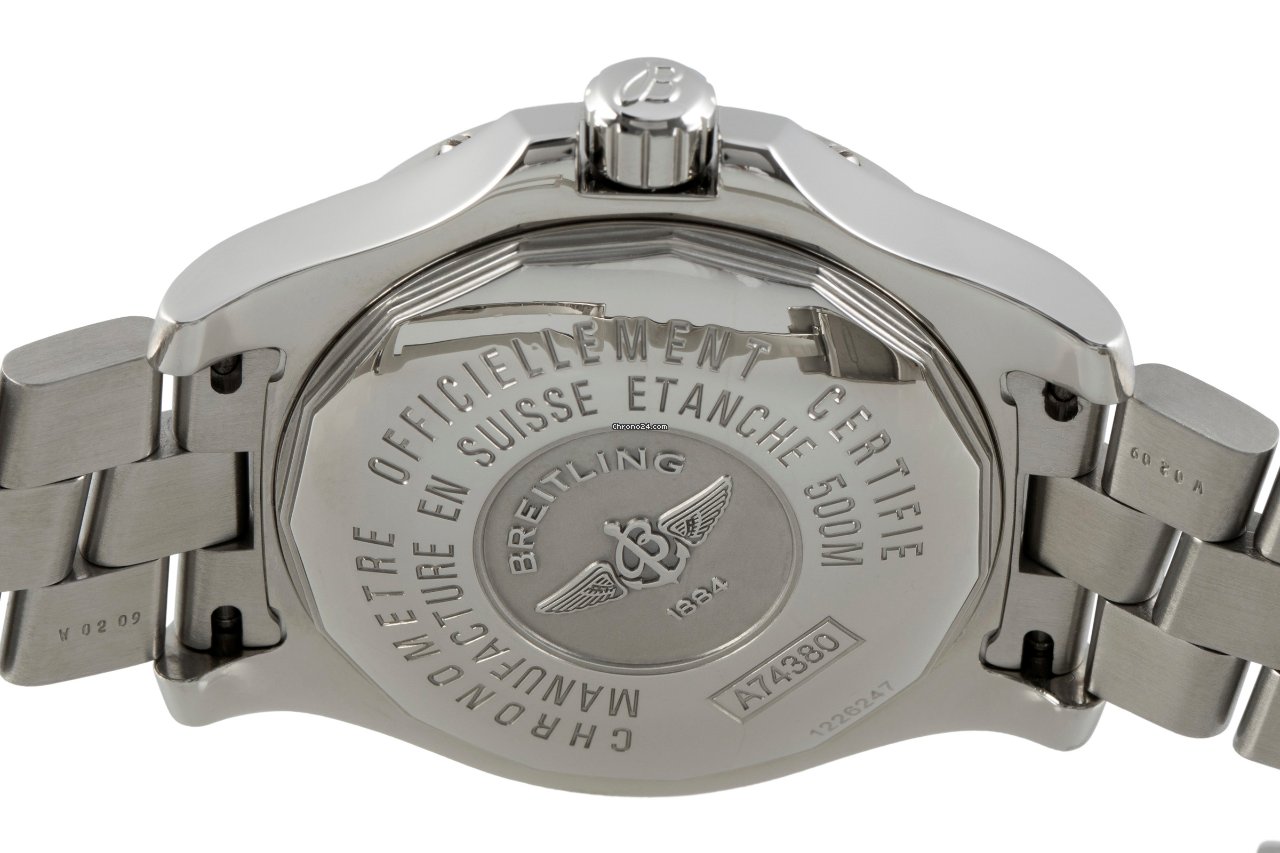 IMG_9081 Breitling Colt Mens watch Unisex Quartz Steel A74380 Replica 5