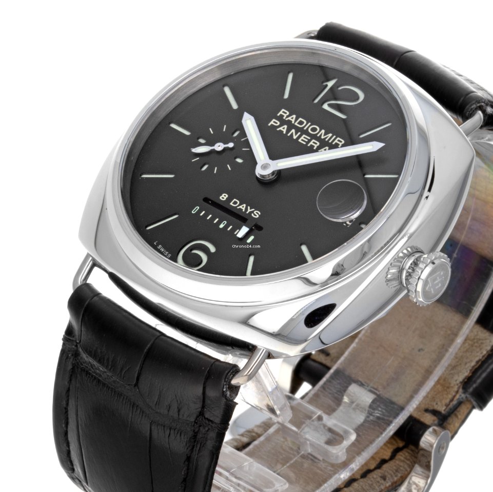 IMG_9081 Panerai Radiomir 8 Days Mens watch Unisex Manual winding Steel PAM 00268 Replica 5