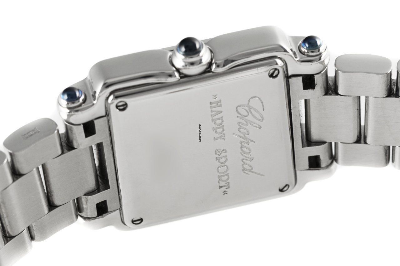 IMG_9081 Chopard Happy Sport Womens watch Quartz Steel 27 8893-3006 Replica 5