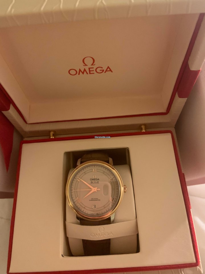 Omega De Ville Prestige Womens watch Automatic Gold Steel 424.23.37.20.09.001 Replica 5