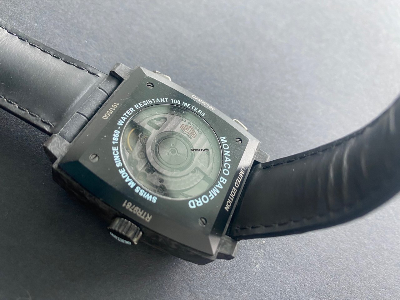 IMG_9081 TAG Heuer Monaco Mens watch Unisex Automatic Carbon CAW2190.FC6437 Replica 5