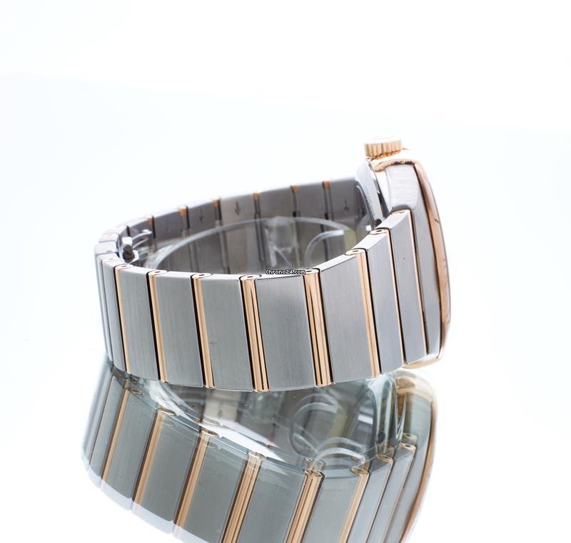 Omega Constellation Men Mens watch Unisex Automatic Gold Steel 123.20.38.21.06.002 Replica 5