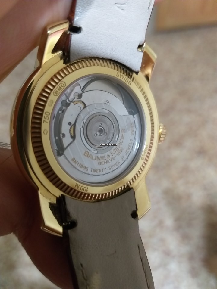Baume & Mercier Capeland Mens watch Unisex Automatic Yellow gold 65486 - M0A08500 Replica 5
