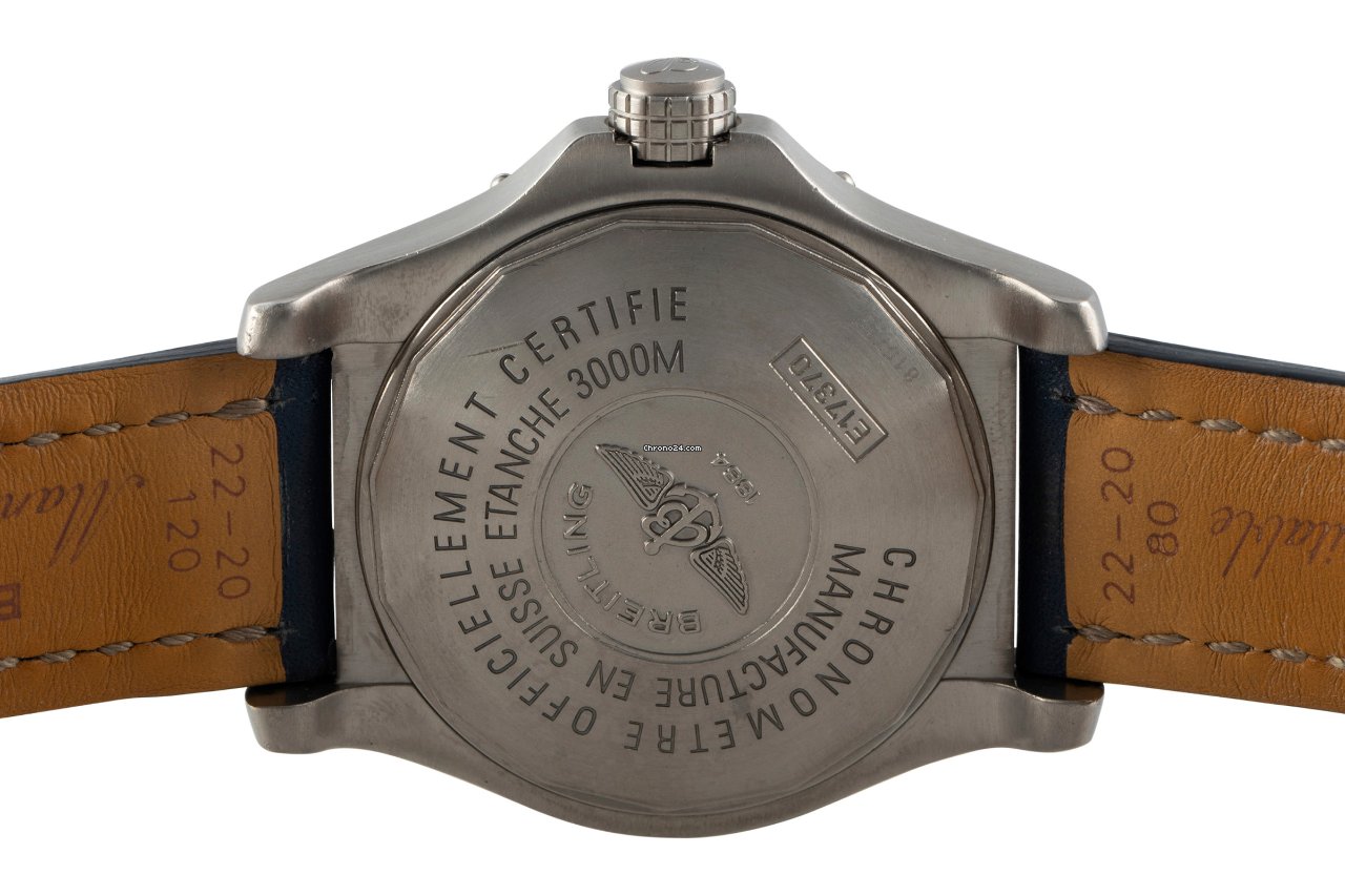 IMG_9081 Breitling Avenger Seawolf Mens watch Unisex Automatic Titanium E17370 Replica 5