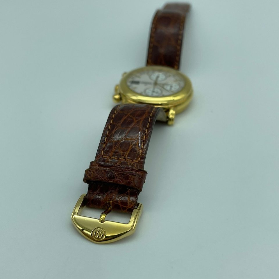 IMG_9081 Movado 1881 Automatic Mens watch Unisex Automatic Yellow gold 40.A7.870 Replica 5