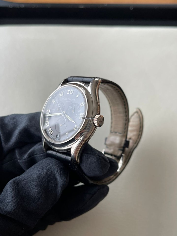 IMG_9081 Patek Philippe Annual Calendar Mens watch Unisex Automatic White gold 5035G-031 Replica 5