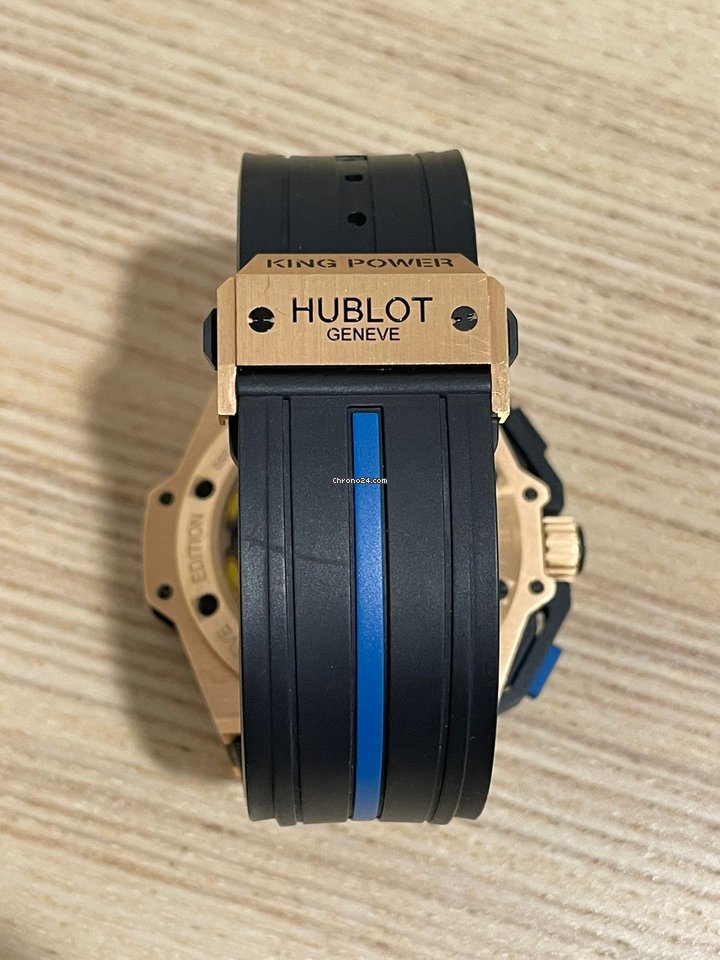 IMG_9081 Hublot King Power Mens watch Unisex Automatic Rose gold 716.OM.1129.RX.EUR12 Replica 5