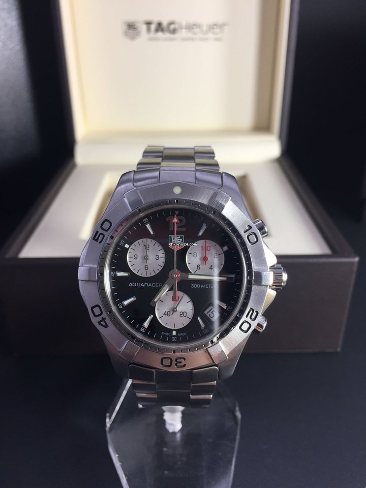 IMG_9081 TAG Heuer Aquaracer 300M Mens watch Unisex Quartz Steel CAF1111 Replica 5