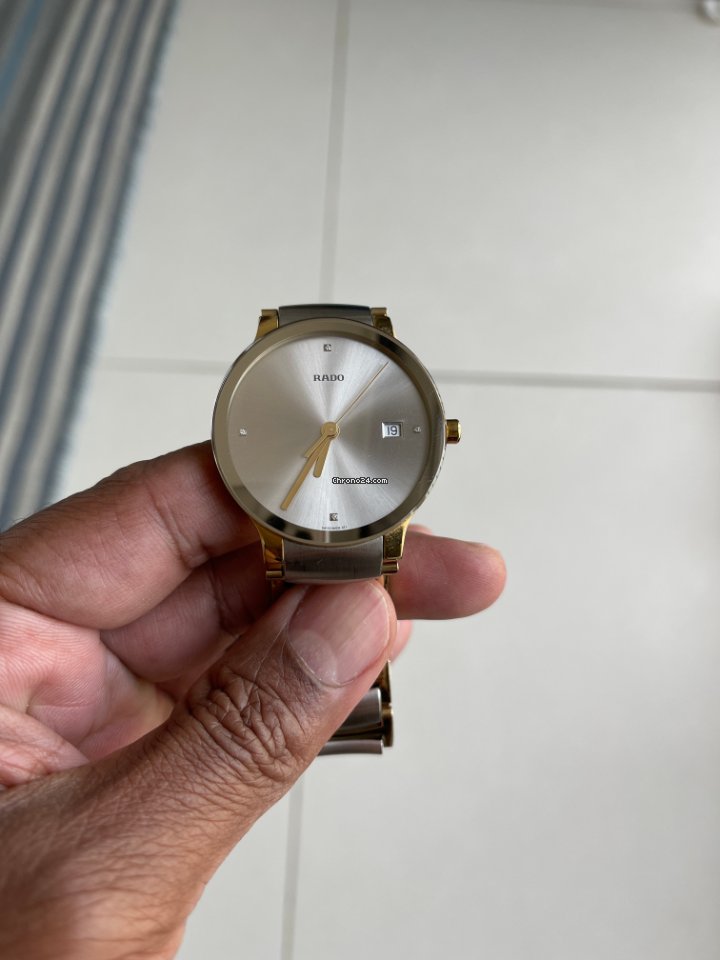 IMG_9081 Rado Centrix Mens watch Unisex Quartz Steel R30931713 Replica 5