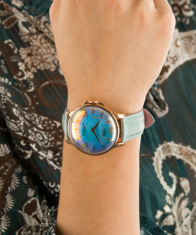 IMG_9081 U-Boat Womens watch Quartz Steel 8475 Replica 5