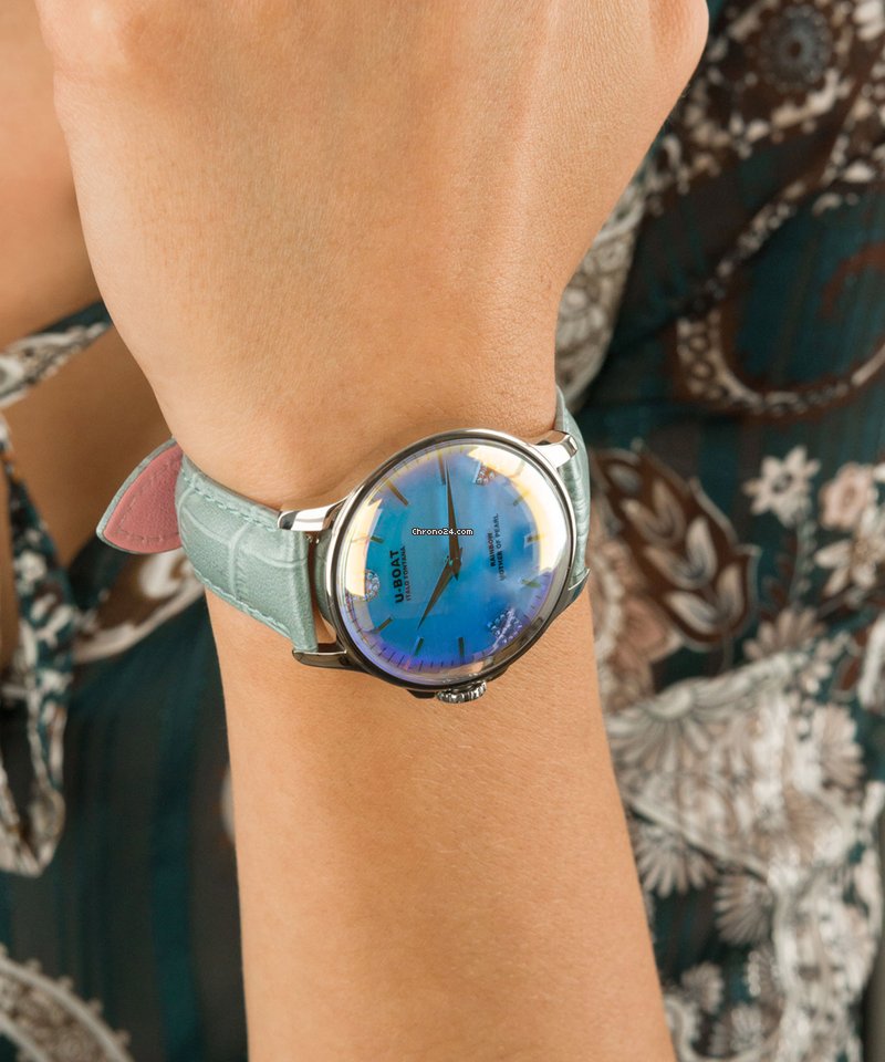 IMG_9081 U-Boat Womens watch Quartz Steel 8474 Replica 5