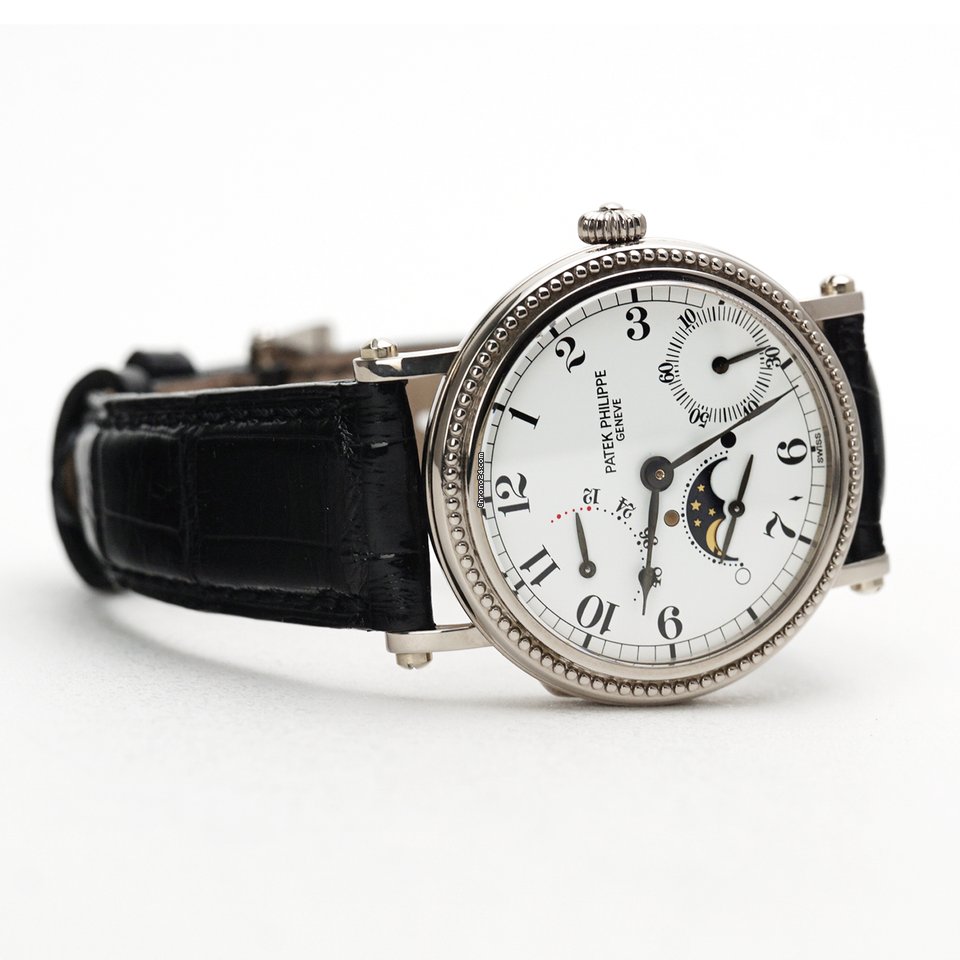 IMG_9081 Patek Philippe Complications Mens watch Unisex Automatic White gold 5015G Replica 5