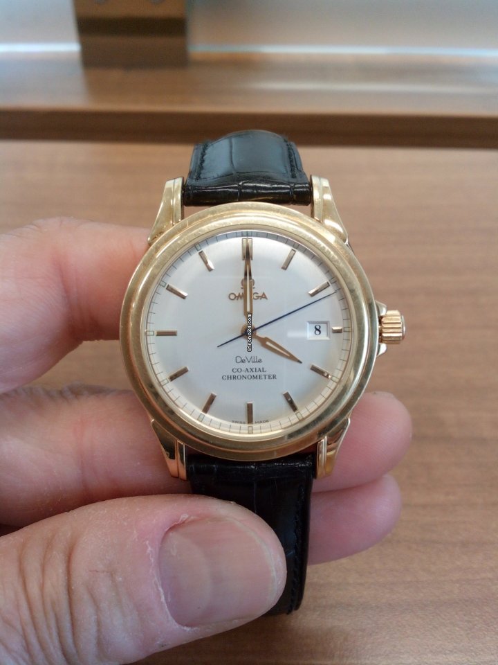 IMG_9081 Omega De Ville Co-Axial Mens watch Unisex Automatic Yellow gold 4631.31.31 Replica 5