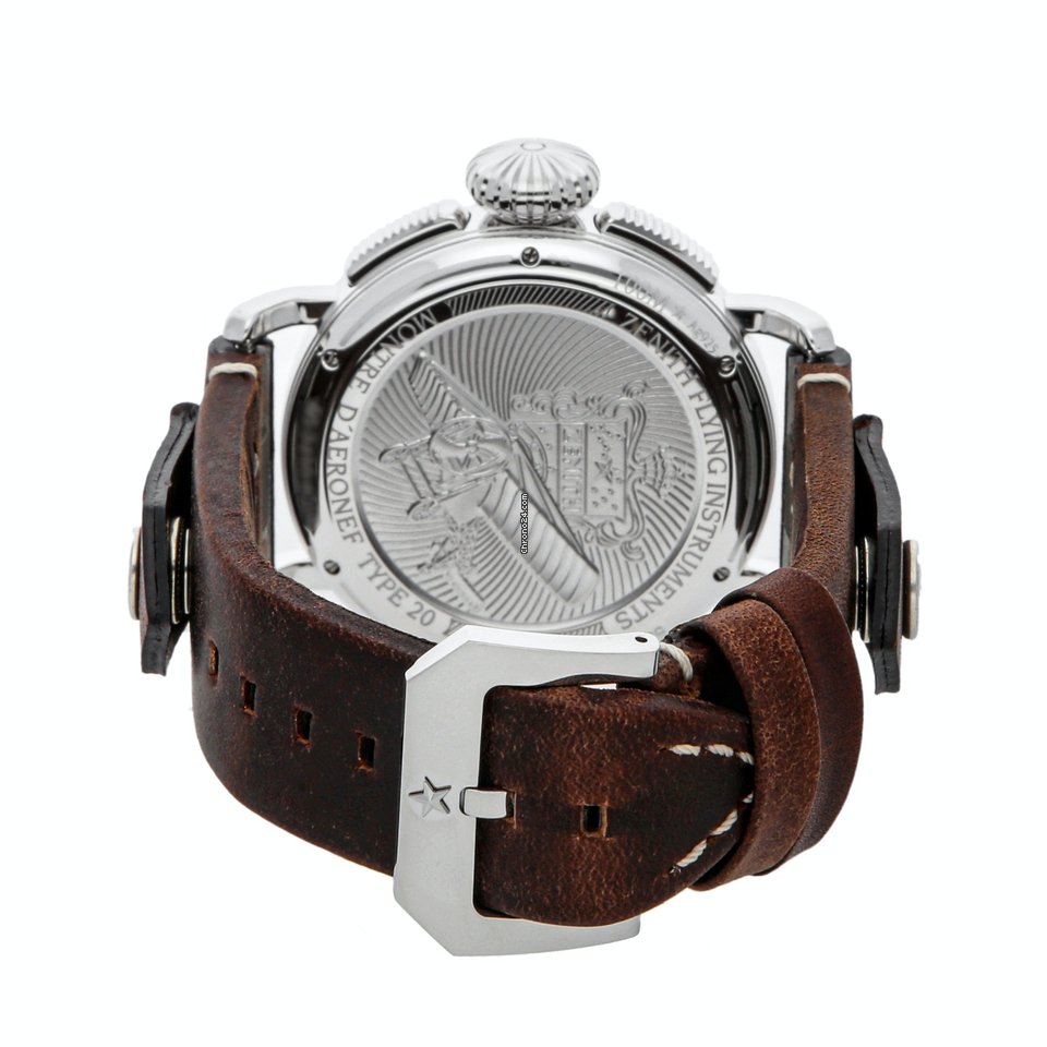 IMG_9081 Zenith Pilot Mens watch Unisex Automatic Silver 05.2430.4069 17.I011 Replica 5