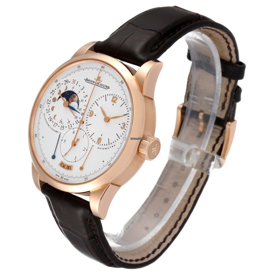 IMG_9081 Jaeger-LeCoultre Duometre Mens watch Unisex Manual winding Rose gold Q6042421 Replica 5