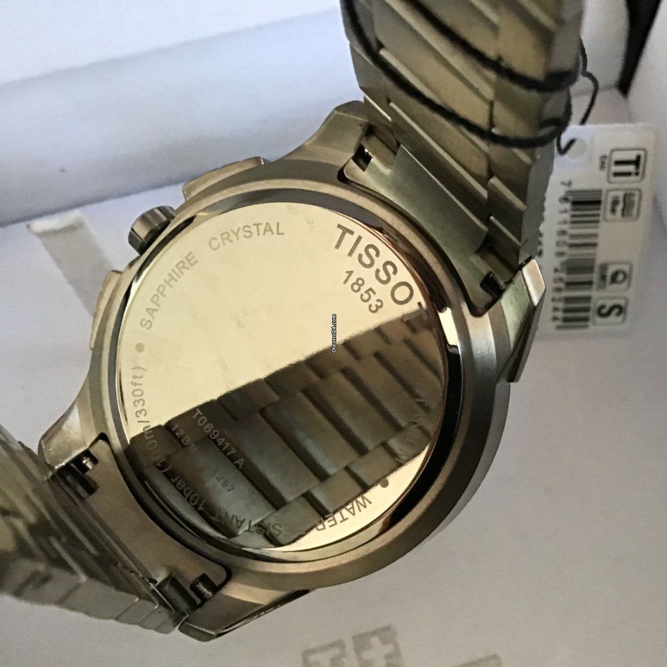 Tissot Mens watch Unisex Titanium T069.417.44.041.00 Replica 5