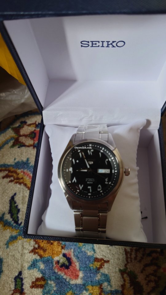 Seiko 5 Mens watch Unisex Automatic Steel SNKP21J1 Replica 5