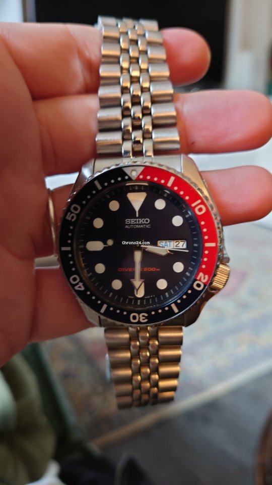 Seiko Mens watch Unisex Automatic Steel SKX007K2 Replica 5