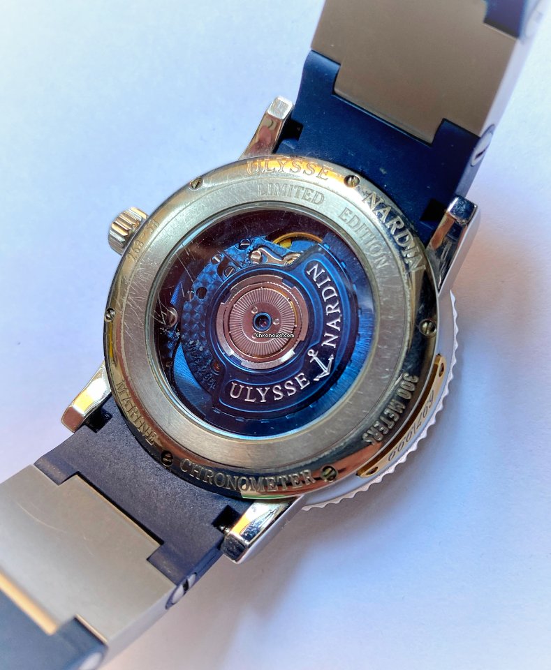 IMG_9081 Ulysse Nardin Maxi Marine Diver Mens watch Unisex Automatic Steel 263 -58 Edition 697 999 Replica 5