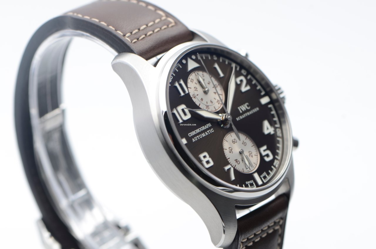IMG_9081 IWC Pilot Spitfire Chronograph Mens watch Unisex Automatic Steel IW387806 Replica 5