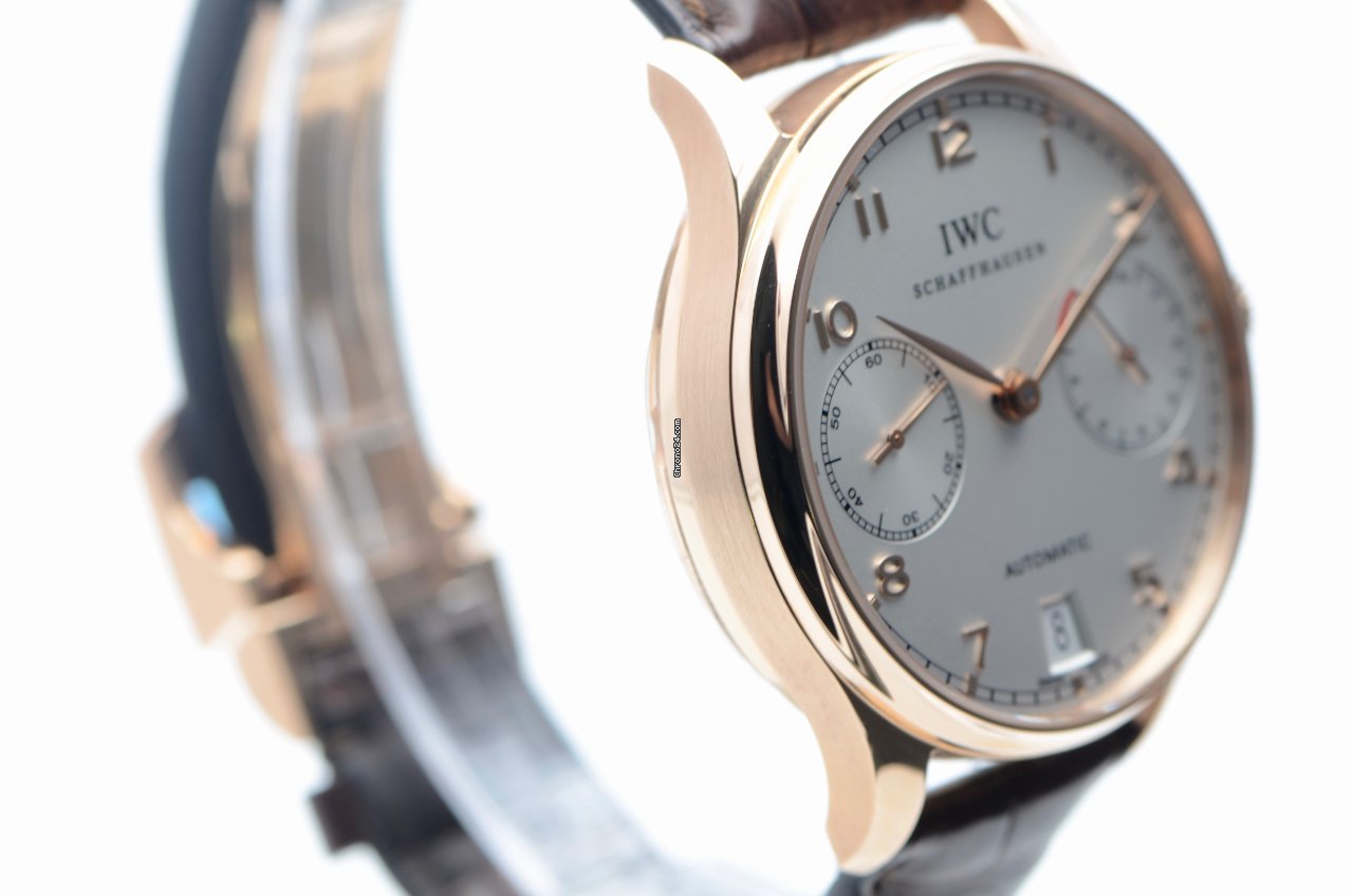 IMG_9081 IWC Portuguese Automatic Mens watch Unisex Automatic Rose gold IW500113 Replica 5
