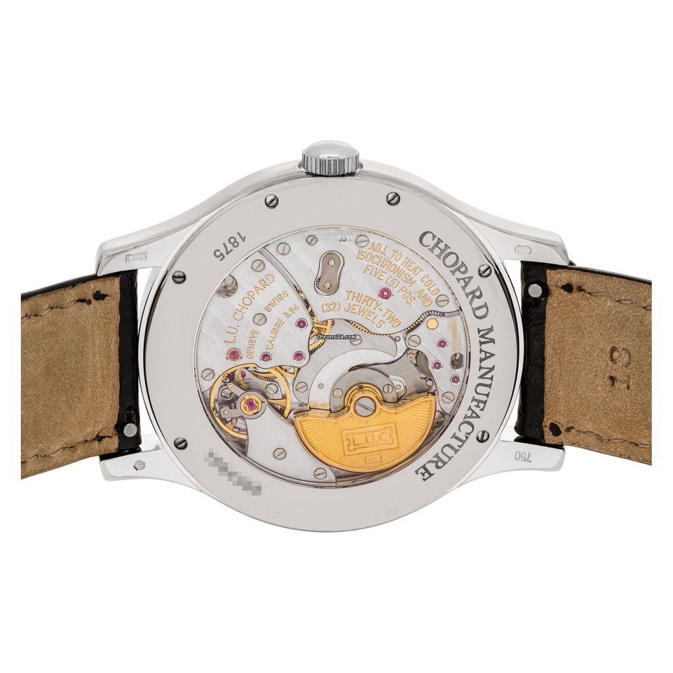 IMG_9081 Chopard L.U.C Mens watch Unisex Automatic White gold 1875 Replica 5