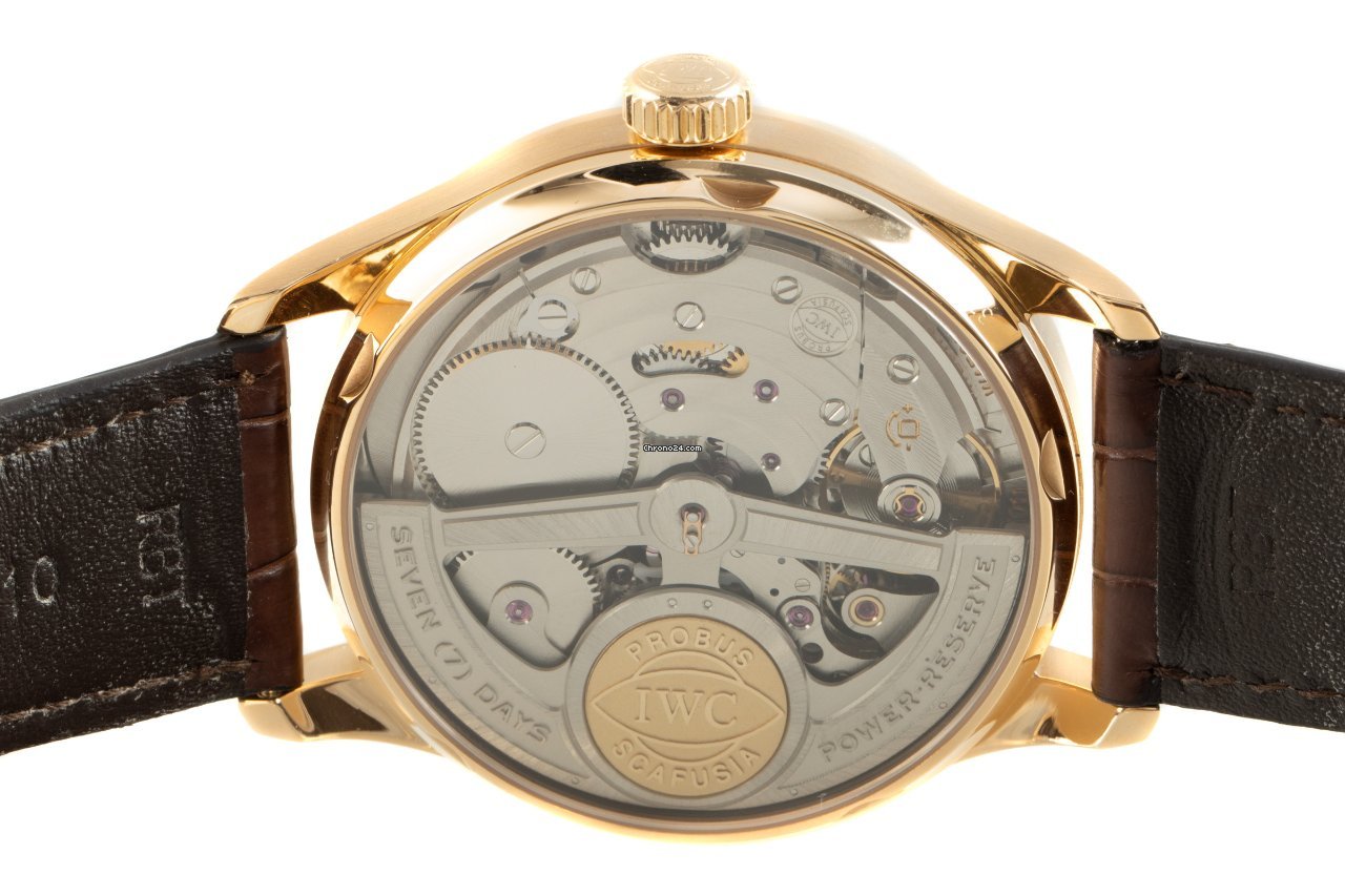 IMG_9081 IWC Portuguese Automatic Mens watch Unisex Automatic Yellow gold 5001 Replica 5