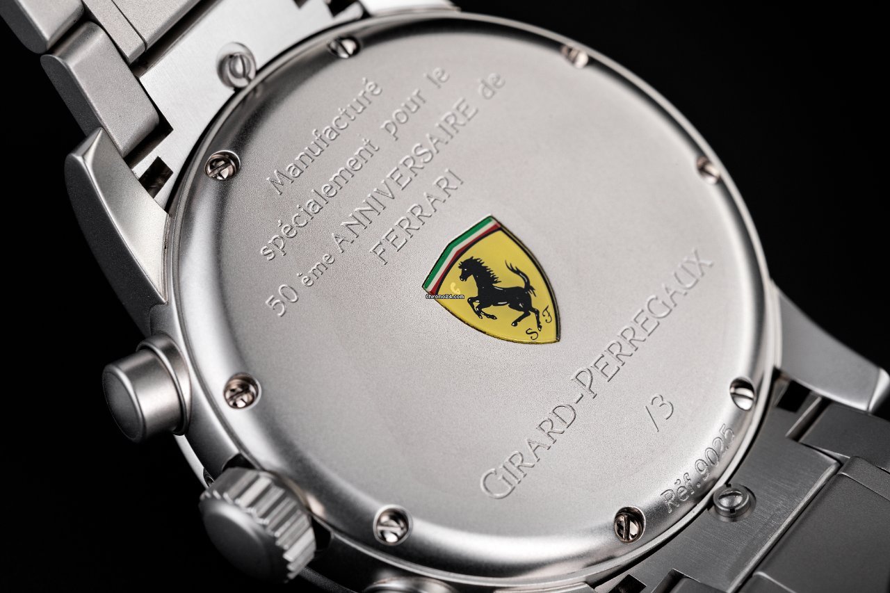 IMG_9081 Girard Perregaux Ferrari Mens watch Unisex Automatic Titanium 9025 Replica 5
