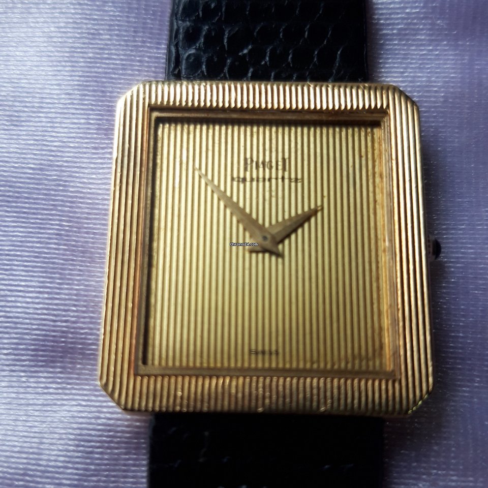 IMG_9081 Piaget Mens watch Unisex Quartz Yellow gold 19154 Replica 5