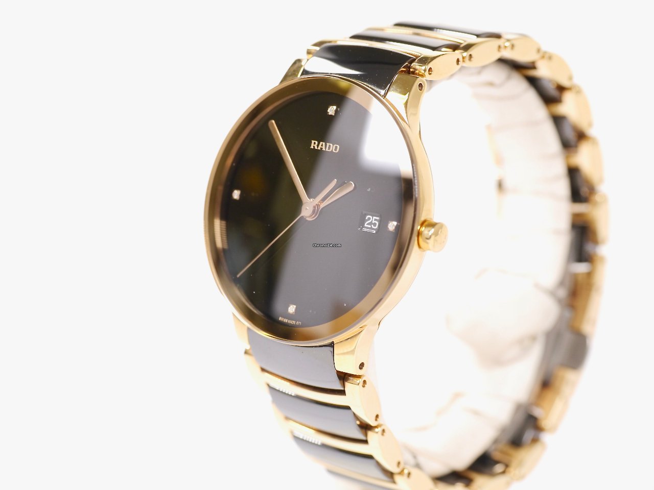 IMG_9081 Rado Centrix Mens watch Unisex Quartz Steel R30554712 Replica 5