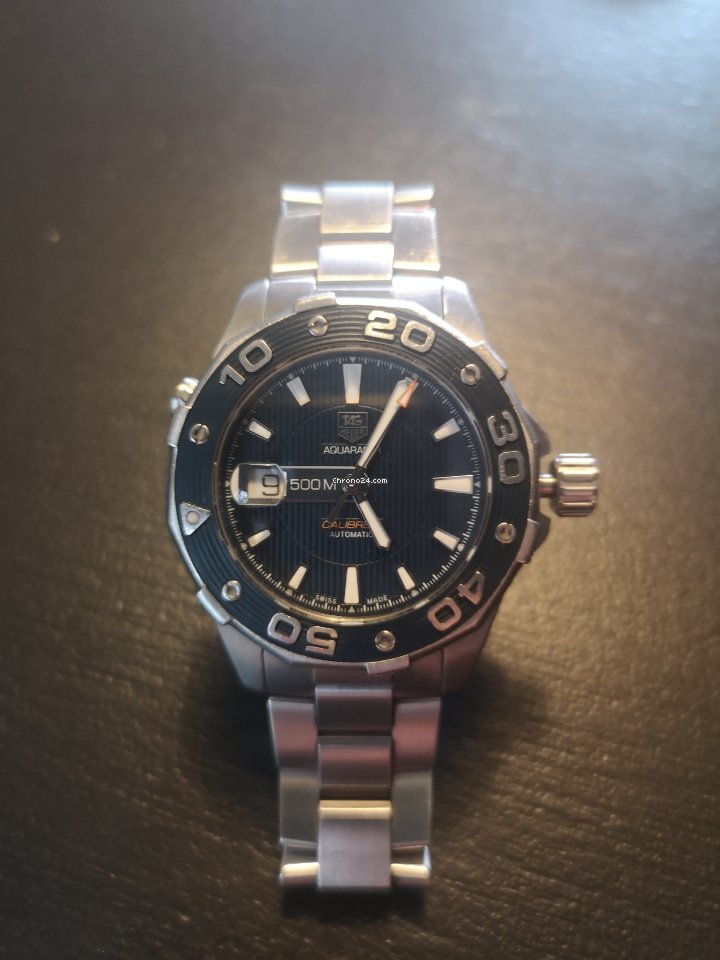 IMG_9081 TAG Heuer Aquaracer 500M Mens watch Unisex Automatic Steel WAJ2112.BA0870 Replica 5