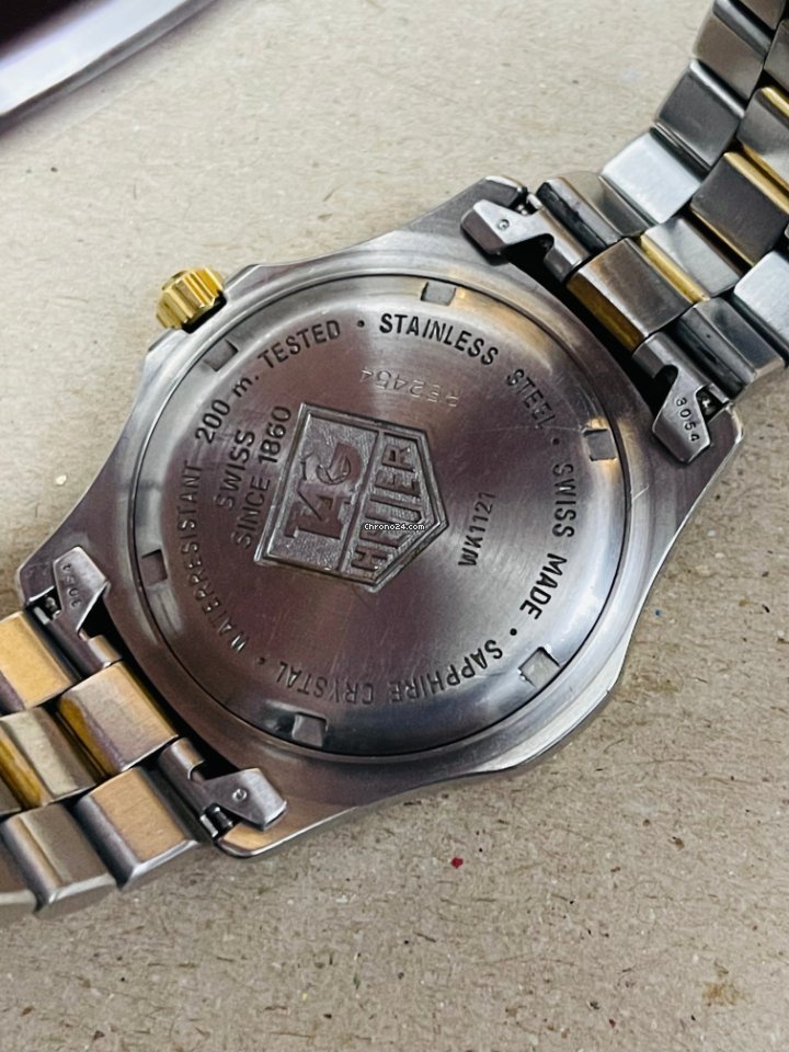 TAG Heuer 2000 Mens watch Unisex Quartz Gold Steel wk1121 Replica 5