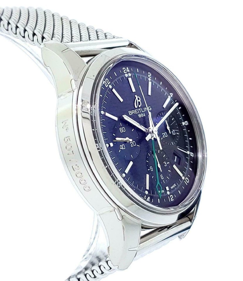 IMG_9081 Breitling Transocean Chronograph GMT Automatic AB0451 Replica 5