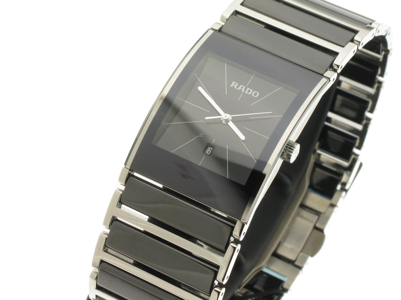 IMG_9081 Rado Integral Mens watch Unisex Quartz Ceramic R20784152 Replica 5