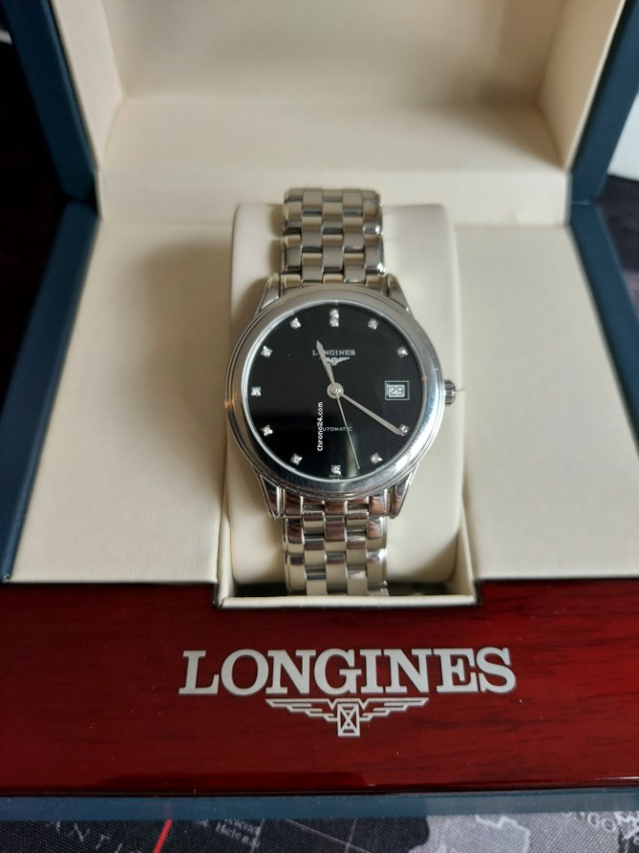 IMG_9081 Longines Flagship Mens watch Unisex Automatic Steel L4.774.4.57.6 Replica 5