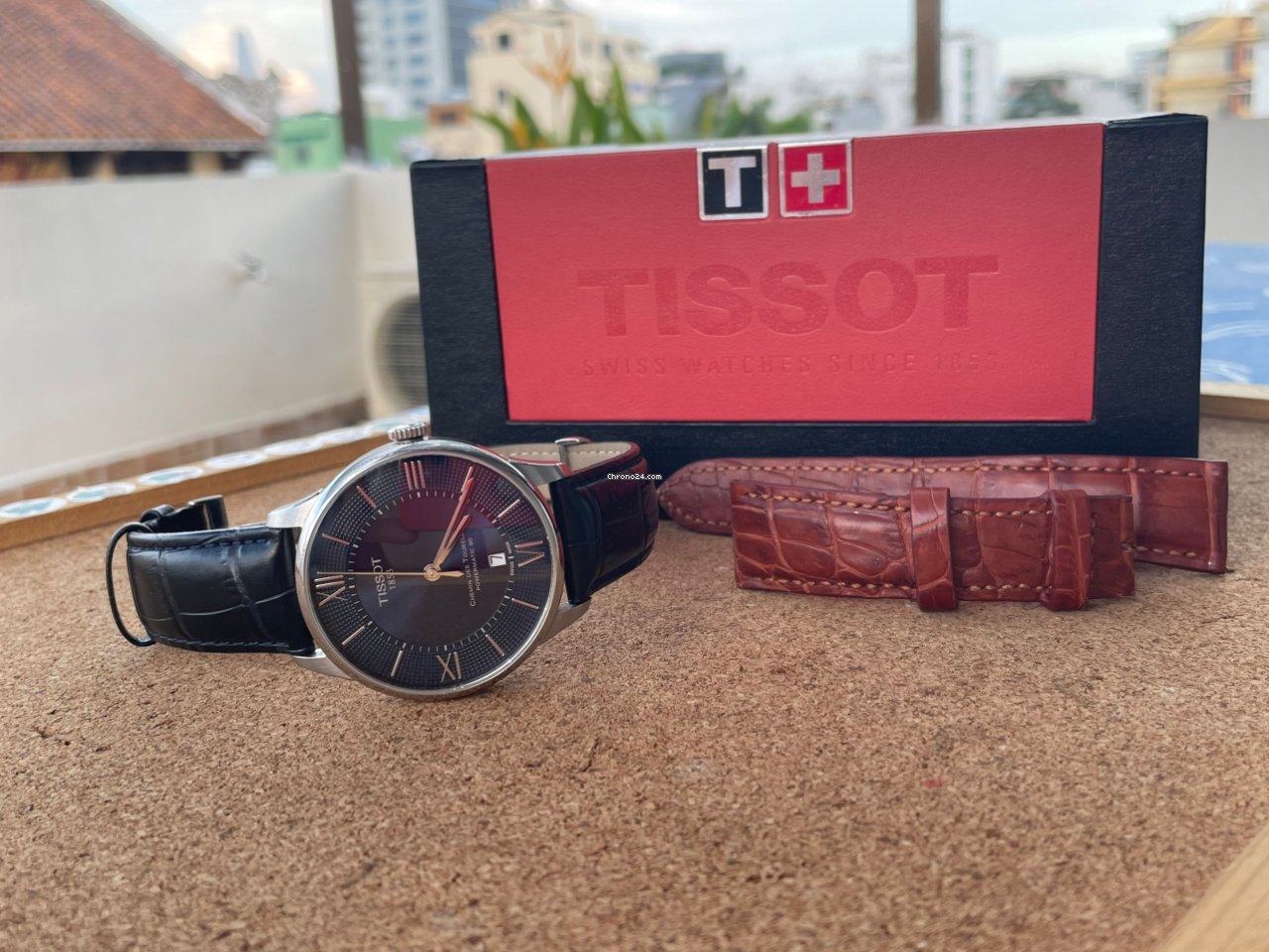 Tissot Chemin de Tourelles Mens watch Unisex Automatic Steel T099.407.16.048.00 Replica 5
