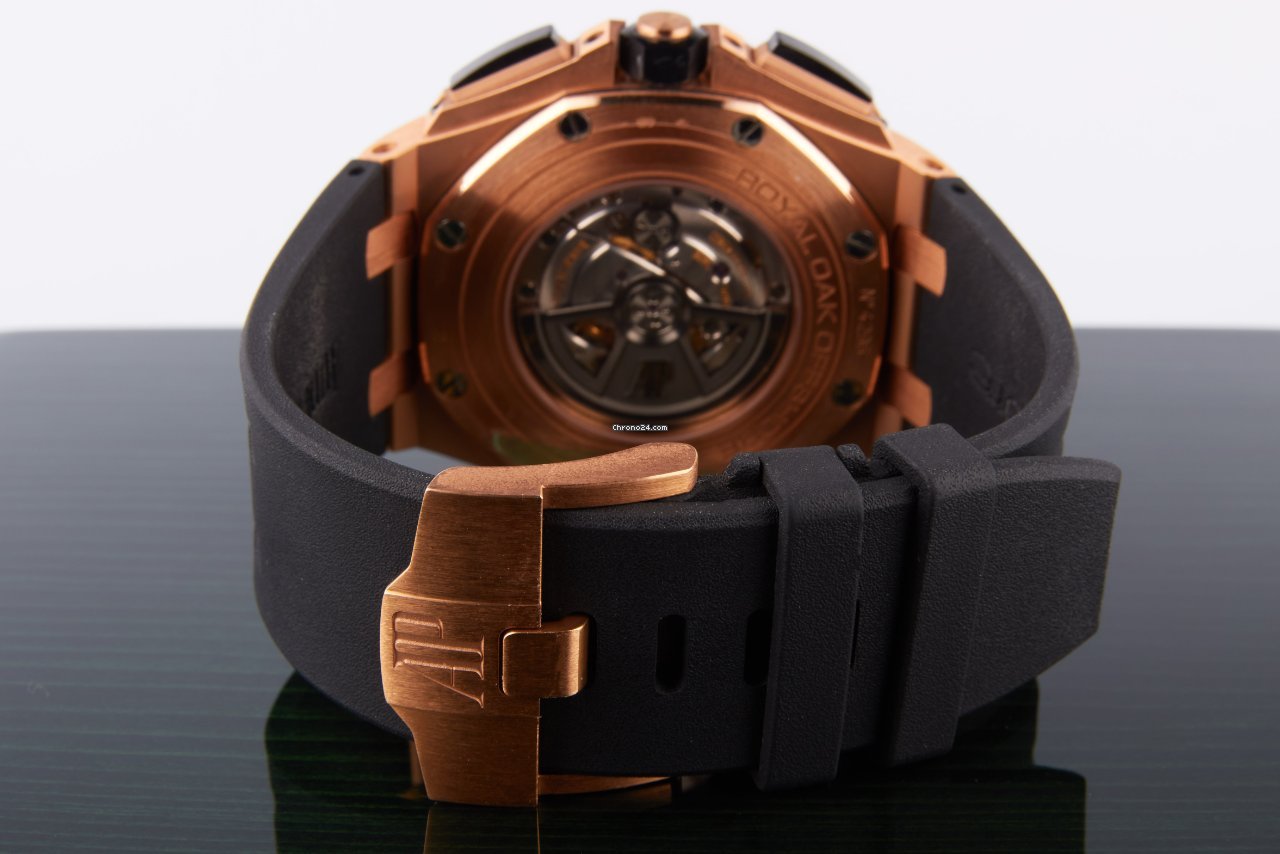 Audemars Piguet Royal Oak Offshore Chronograph Mens watch Unisex Automatic Rose gold 26401RE.OO.A002CA.02 Replica 5