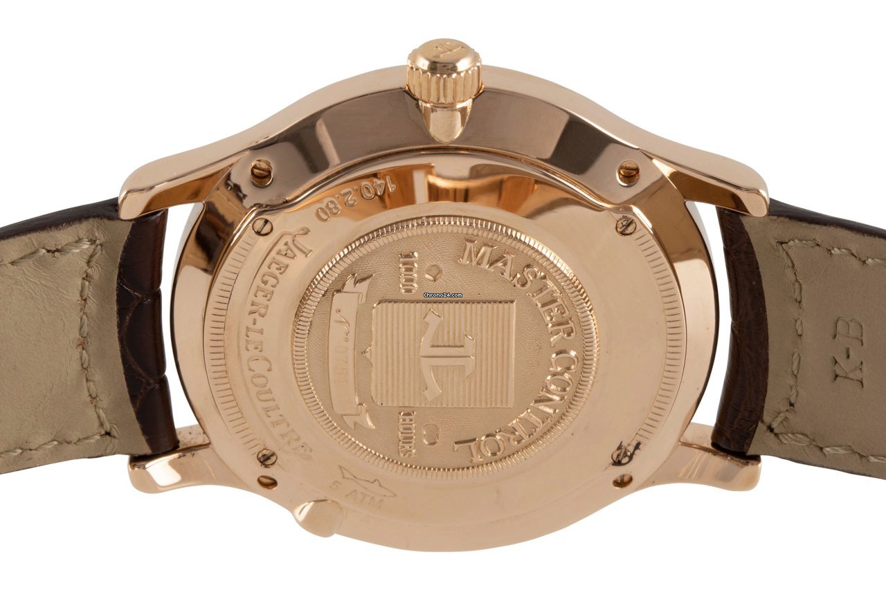 IMG_9081 Jaeger-LeCoultre Master Control Mens watch Unisex Automatic Red gold 140.2.80 Replica 5