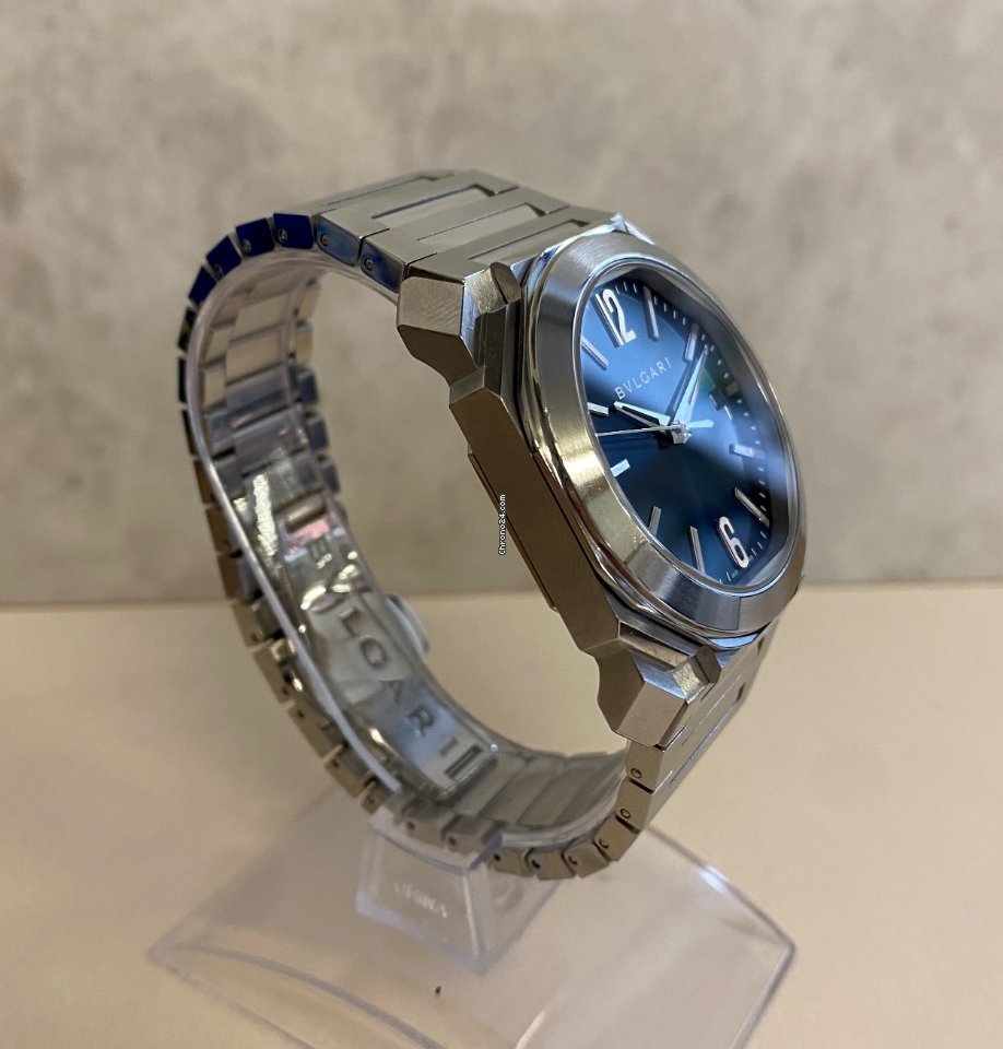 Bulgari Octo Mens watch Unisex Automatic Steel BGO38C3SSD 102105 Replica 5