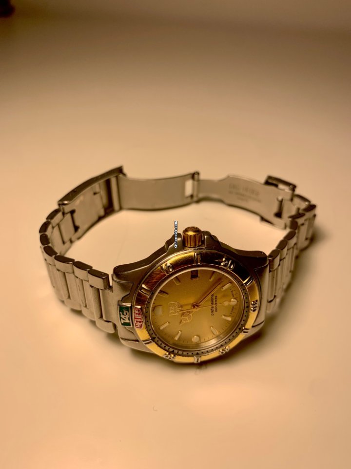 TAG Heuer Mens watch Unisex Quartz Gold Steel 995.413K Replica 5