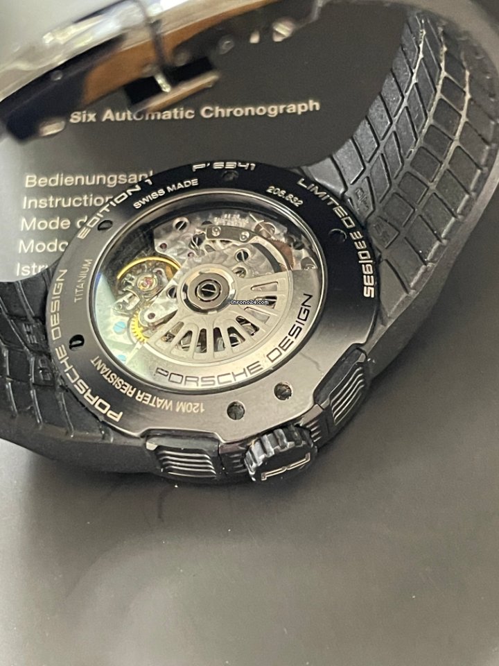 IMG_9081 Porsche Design Flat Six Mens watch Unisex P6341 Replica 5