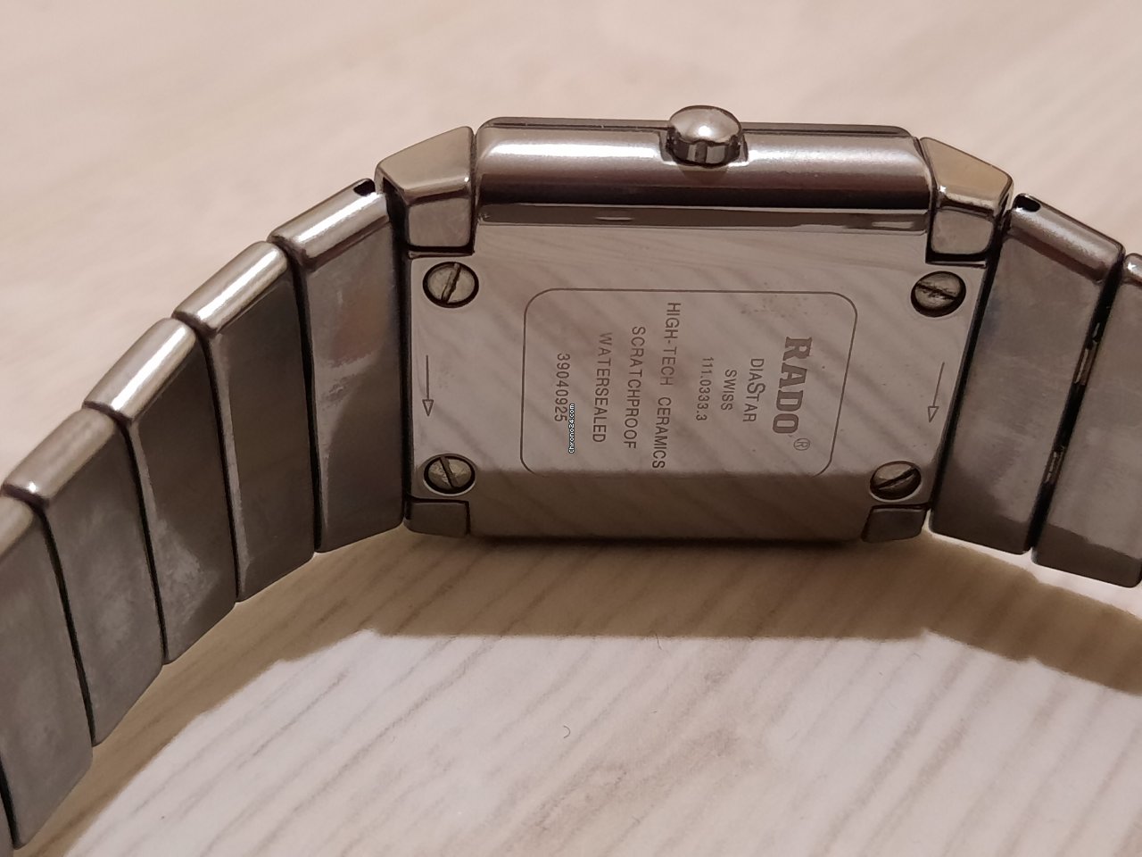 IMG_9081 Rado Diastar Mens watch Unisex Quartz Steel 111.0333.3 Replica 5