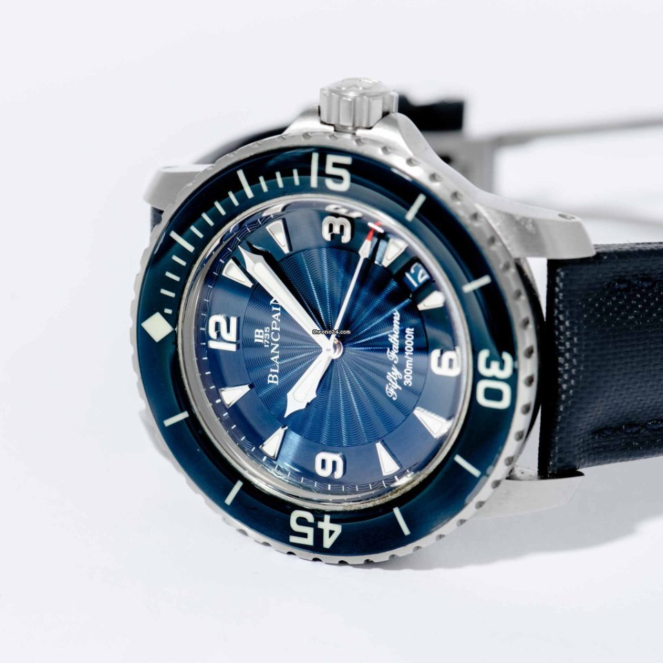 IMG_9081 Blancpain Fifty Fathoms Mens watch Unisex Automatic Steel 5015d-1140-52b Replica 5