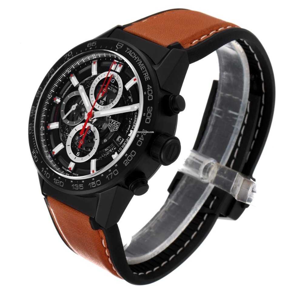 IMG_9081 TAG Heuer Carrera Calibre HEUER 01 Mens watch Unisex Automatic Ceramic CAR2090.BH0729 Replica 5