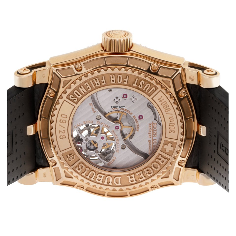 IMG_9081 Roger Dubuis Easy Diver Mens watch Unisex Manual winding Rose gold SE48 02 5 K9.53 Replica 5