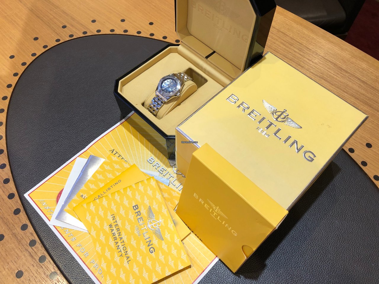 IMG_9081 Breitling Callistino Womens watch Automatic Steel A72345 Replica 5