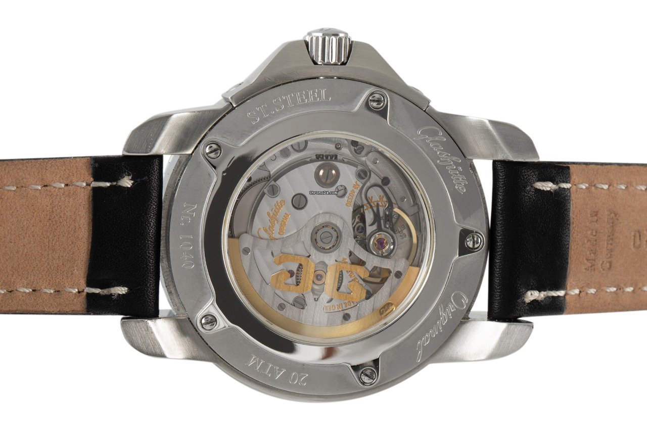 Glashutte Original Sport Evolution Panorama Date Mens watch Unisex Automatic Steel 39-42-43-03-04 Replica 5