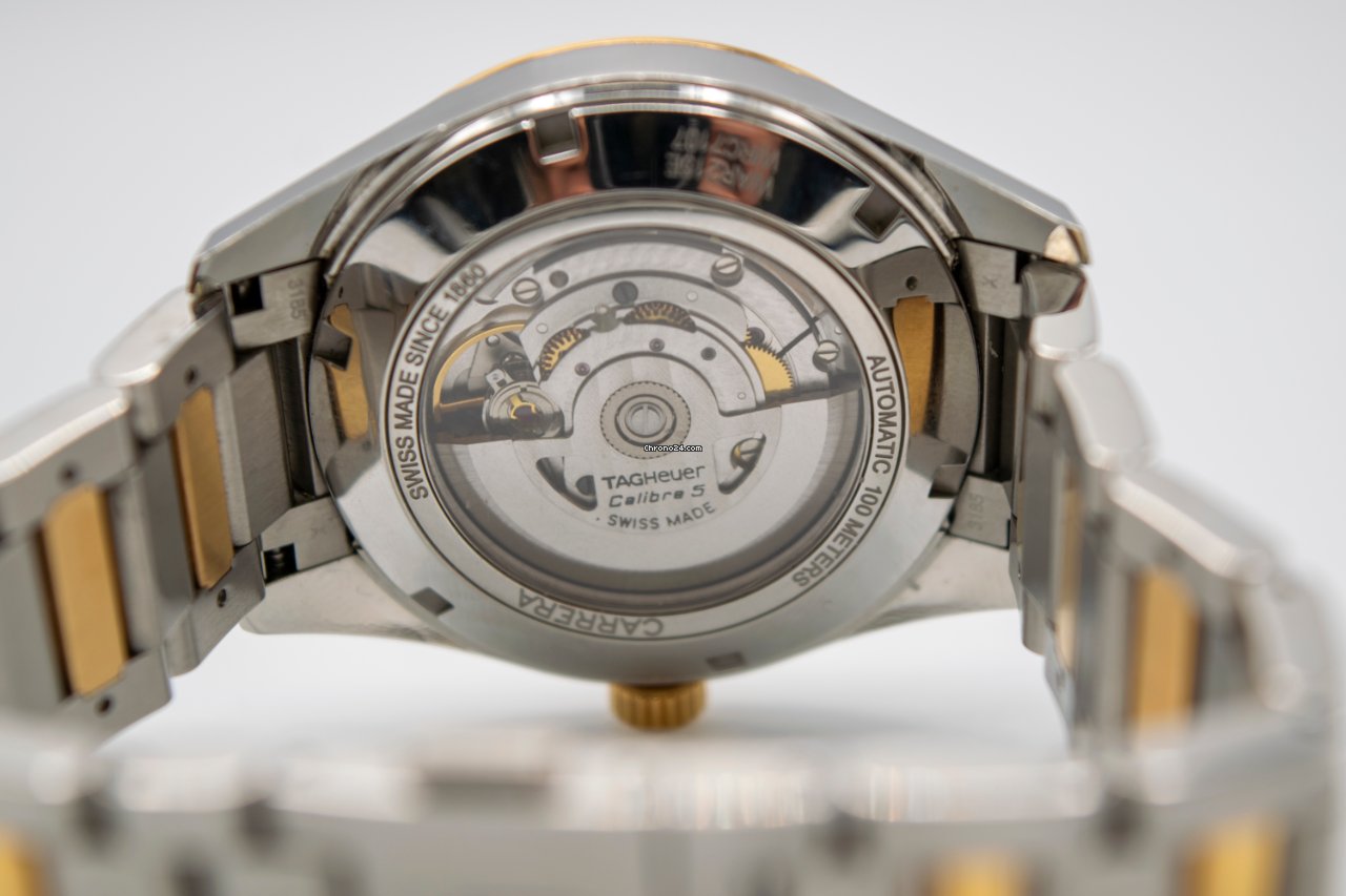 TAG Heuer Carrera Calibre 5 Mens watch Unisex Automatic Steel WAR215E.BD0784 Replica 5