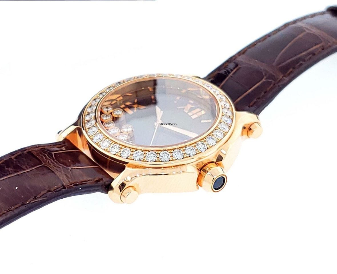IMG_9081 Chopard Happy Sport Quartz Rose gold 277473-5008 Replica 5