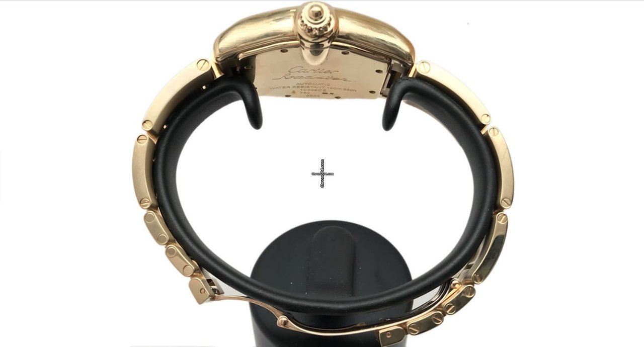 IMG_9081 Cartier Roadster Mens watch Unisex Automatic Yellow gold 252410609CE Replica 5